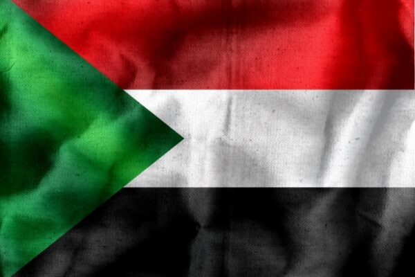 sudan flag - conflict