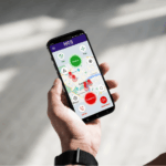 travel tracker aurora app mockup