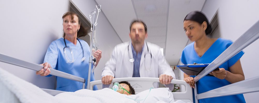 medical emergency hospital rush